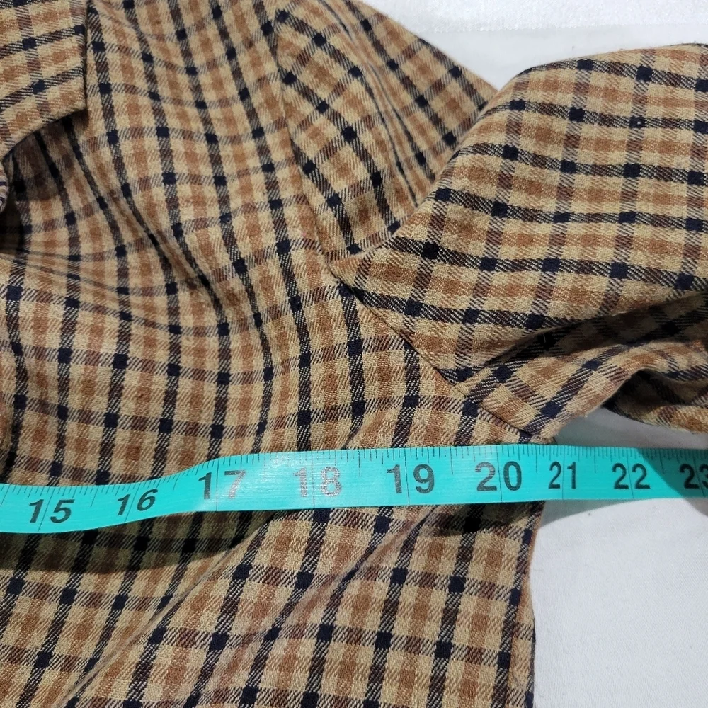 Madewell Caldwell Double Breasted Blazer Desert Check Size XS AA305